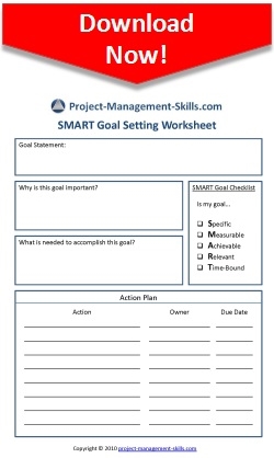 Smart Goals Worksheet Template from www.project-management-skills.com